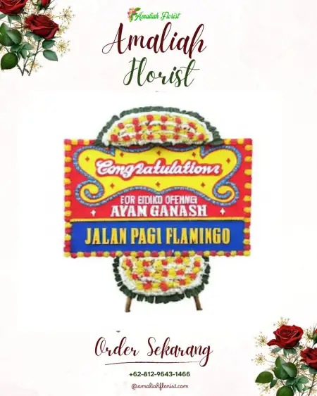 Sewa Papan Bunga Semelagi Kecil